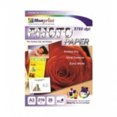 BLUEPRINT Photo Paper Size A3 190gsm BP-GPA3190 Isi 20 Lembar